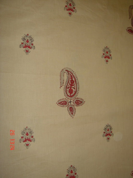 Lining Amber w/Maroon Paisley Cotton 10'x20'