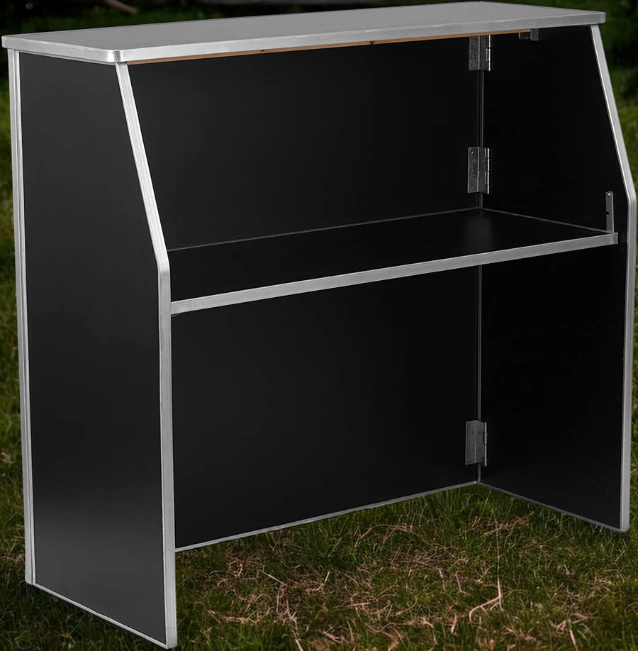 Black 4' Folding Bar