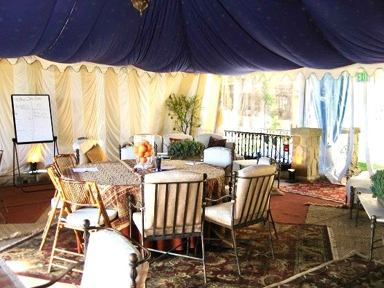 Lining Dark Blue w/ Gold Stars Cotton 30'x30'
