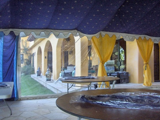 Lining Dark Blue w/ Gold Stars Cotton 30'x50'