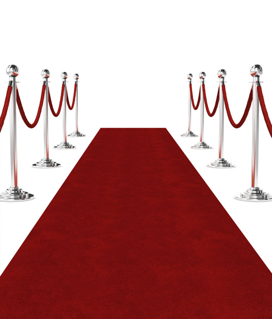 Aisle Runner 3'X50'  Red