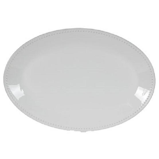 Serving Platter Pearl Ivory Oval 20