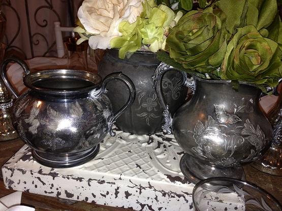 Vase Mix N Match Vintage Pewter/Silver Plate