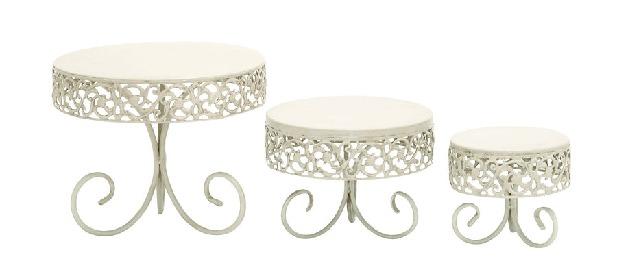 Cake Stand Filigree Ivory 7