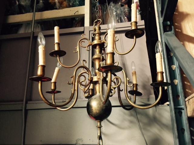 Chandelier Brass Candle Style 26