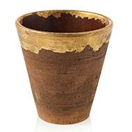 Havana Brushed Gold Pot