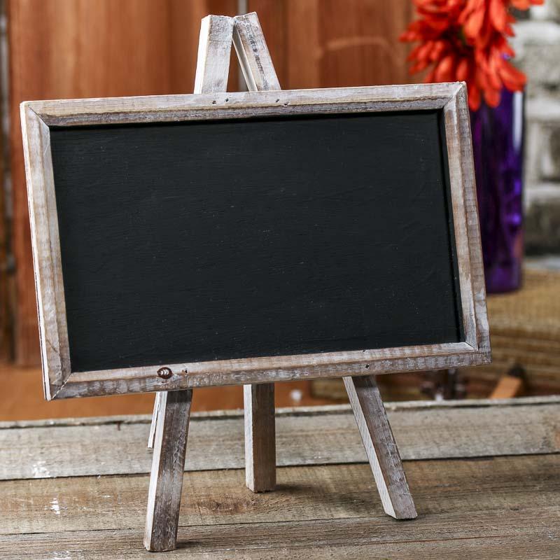 Mini Chalk Board With Wood Stand