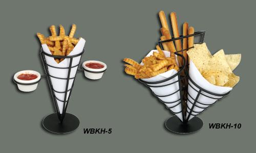 Basket Wire French Fries & Condiment Holder