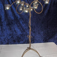 Candelabra Wire Mesh Handblown Votive