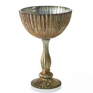 Venice Vase Mercury Glass Large
