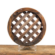 Tuscan Lattice Wood Charger