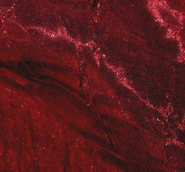 Crushed Iridescent Satin-Red