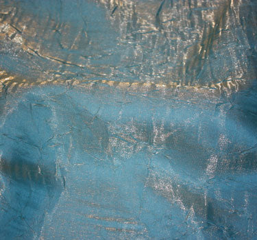 Crushed Iridescent Satin-Champagne